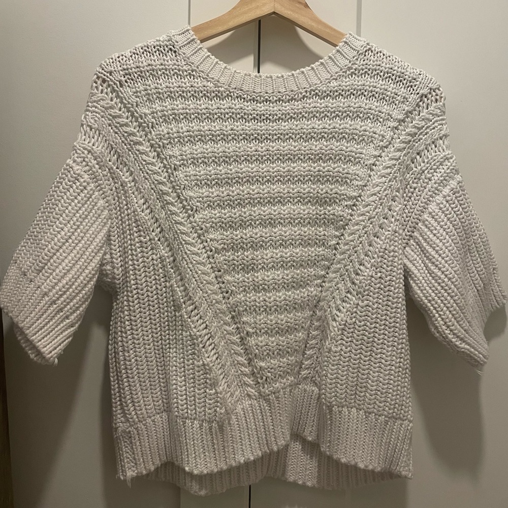 Cotton yarn sweater